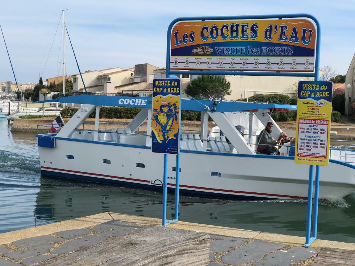 Cap Capistol Studio le Cap d'Agde vue port Extérieur photo